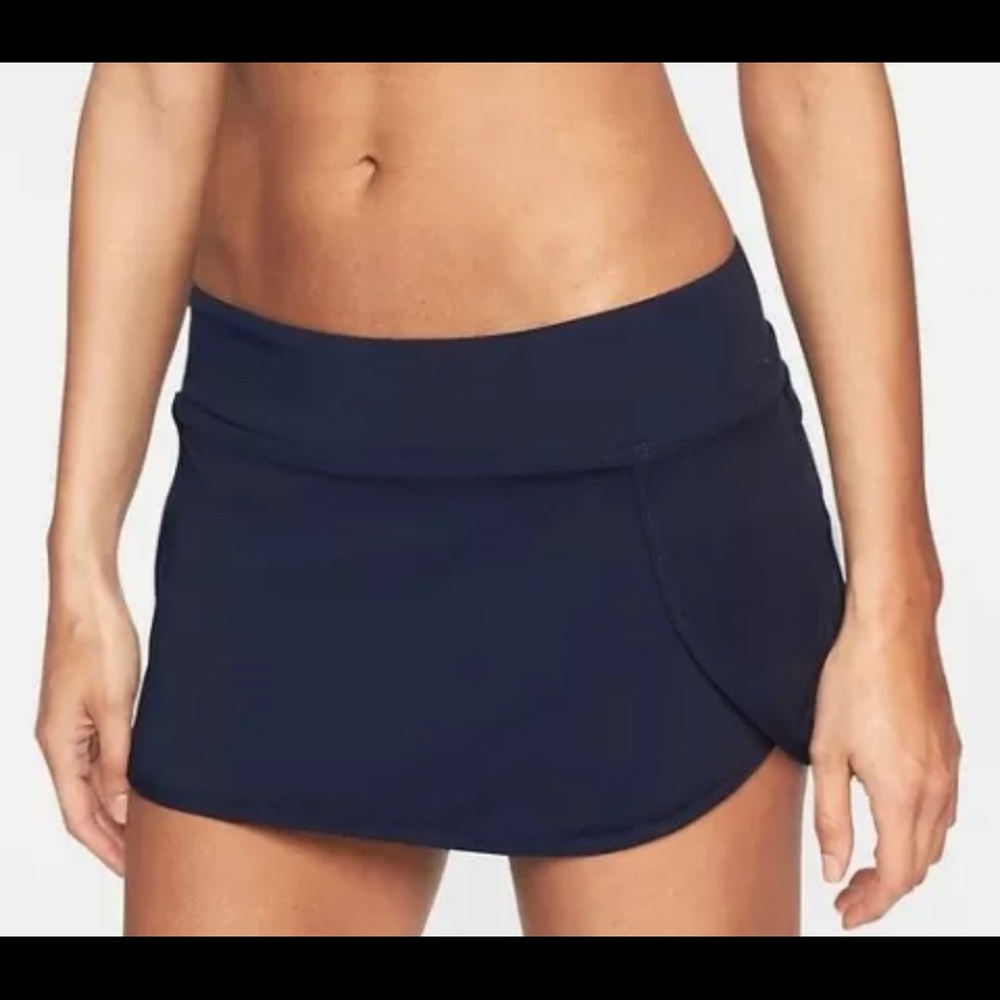 NWT Athleta Kata Swim Skirt 2 Medium Dress Blue